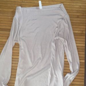Cream off the shoulder top